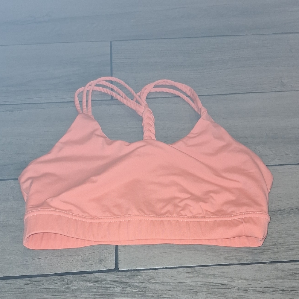 🍁SHEIN Pink Sports Bra with Racerback Design🍬
